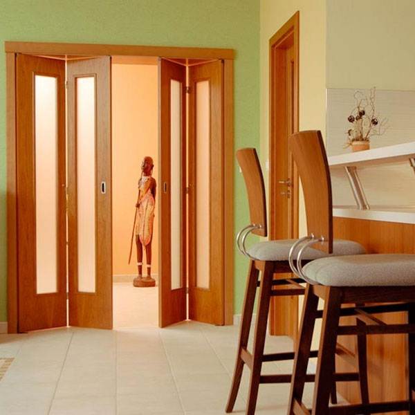 двери на кухню раздвижные гармошка Владивосток